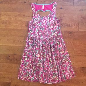 Pink Floral Dress